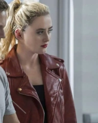 Kathryn-Newton Leather Jacket