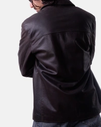 Mod Leather Blazer