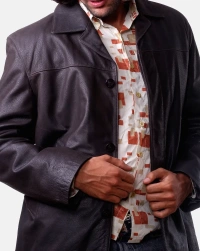 Mod Leather Blazer