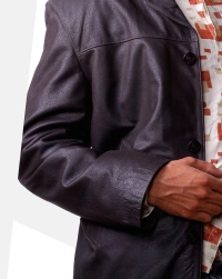 Mod Leather Blazer