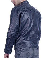 Moto-Vintage Leather Jacket