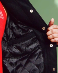 nba-collage-patch Wool Jacket