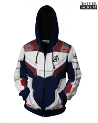 Quantum-Realm Leather Jacket