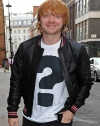 Rupert-Grint Leather Jacket