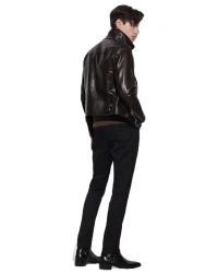 asymmetric-biker Leather Jacket