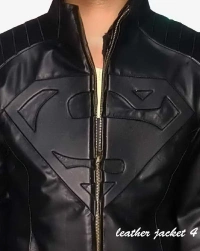 Superman-Kid Leather Jacket