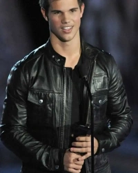 Taylor-Lautner Leather Jacket