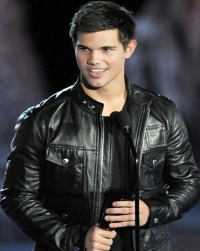 Taylor-Lautner Leather Jacket