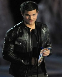 Taylor-Lautner Leather Jacket