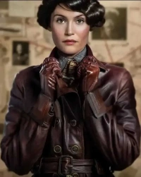 Gemma-Arterton Leather Jacket