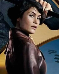 Gemma-Arterton Leather Jacket
