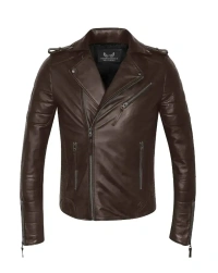 Statement-Biker Leather Jacket
