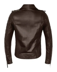 Statement-Biker Leather Jacket
