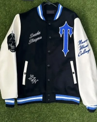 trapstar-varsity Leather Jacket