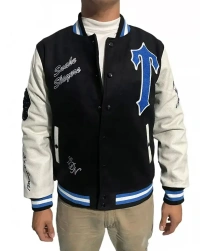 trapstar-varsity Leather Jacket