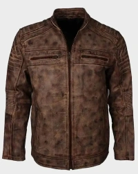 mens-vintage Leather Jacket