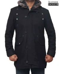 Wayne-Hoodie Wool Jacket