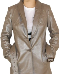Whitefish Leather Coat