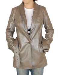 Whitefish Leather Coat