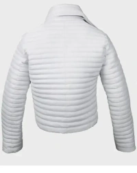 white-puffer Parachtue Jacket