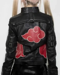 red-clouds Leather Jacket