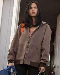 Monica-Brown Leather Jacket