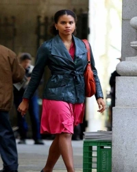 Zazie-Beetz Leather Jacket